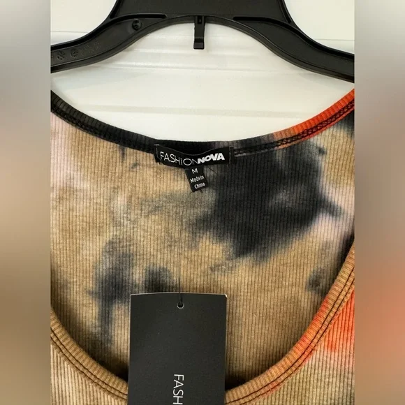 Fashion Nova Tie-Dye Maxi Dress Medium NWT - Picture 2 of 6